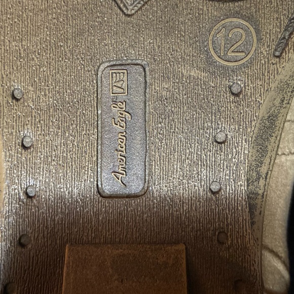 Never worn American Eagle side zip fringed boot. 2” heel - Picture 9 of 9